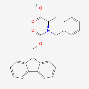 molecular formula C25H23NO4 B2905387 N-Fmoc-N-benzyl-D-alanine CAS No. 2137135-65-8