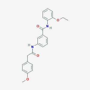 N-(2-ethoxyphenyl)-3-{[(4-methoxyphenyl)acetyl]amino}benzamide