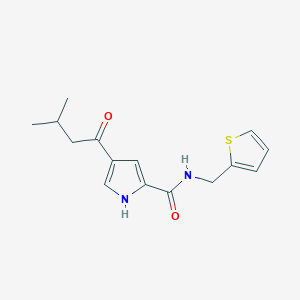 4-(3-methylbutanoyl)-N-(2-thienylmethyl)-1H-pyrrole-2-carboxamide
