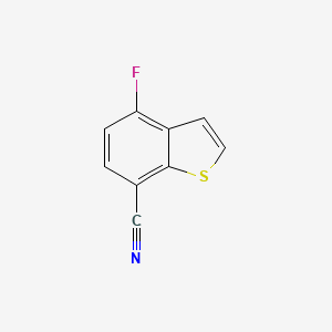 4-Fluoro-1-benzothiophene-7-carbonitrile