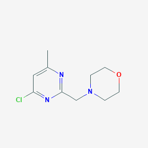4-((4-Chloro-6-methylpyrimidin-2-yl)methyl)morpholine
