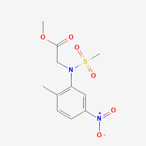 Methyl N-(2-methyl-5-nitrophenyl)-N-(methylsulfonyl)glycinate