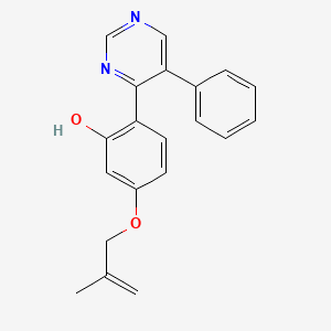 5-((2-Methylallyl)oxy)-2-(5-phenylpyrimidin-4-yl)phenol