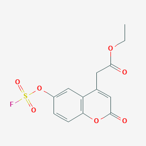 Ethyl 2-(6-fluorosulfonyloxy-2-oxochromen-4-yl)acetate