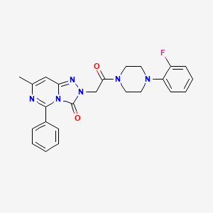 2-{2-[4-(2-fluorophenyl)piperazin-1-yl]-2-oxoethyl}-7-methyl-5-phenyl[1,2,4]triazolo[4,3-c]pyrimidin-3(2H)-one