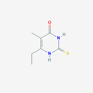 6-Ethyl-5-methyl-2-sulfanylidene-1,2,3,4-tetrahydropyrimidin-4-one