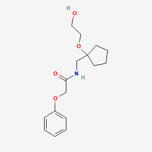 N-((1-(2-hydroxyethoxy)cyclopentyl)methyl)-2-phenoxyacetamide
