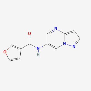N-(pyrazolo[1,5-a]pyrimidin-6-yl)furan-3-carboxamide