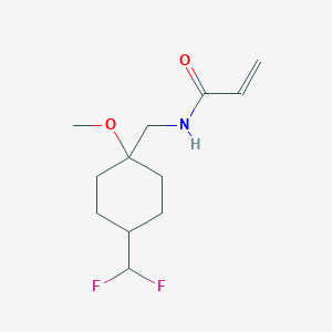 N-[[4-(Difluoromethyl)-1-methoxycyclohexyl]methyl]prop-2-enamide