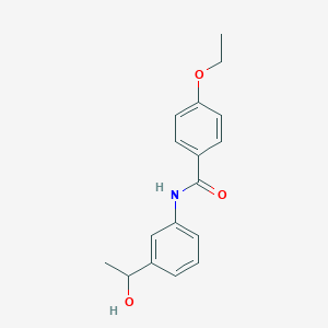 4-ethoxy-N-[3-(1-hydroxyethyl)phenyl]benzamide