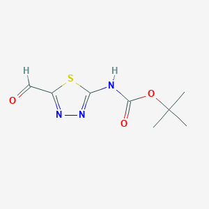 tert-Butyl (5-formyl-1,3,4-thiadiazol-2-yl)carbamate