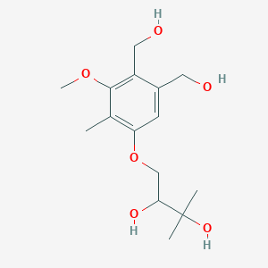 1-[4,5-Bis(hydroxymethyl)-3-methoxy-2-methylphenoxy]-3-methylbutane-2,3-diol