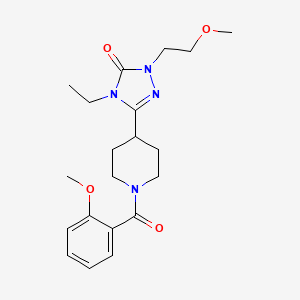 4-ethyl-3-(1-(2-methoxybenzoyl)piperidin-4-yl)-1-(2-methoxyethyl)-1H-1,2,4-triazol-5(4H)-one