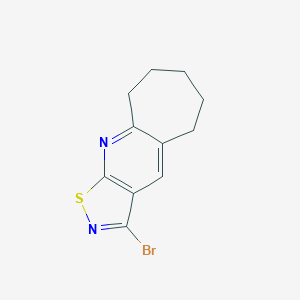 molecular formula C11H11BrN2S B2905589 6-Bromo-4-thia-2,5-diazatricyclo[7.5.0.0^{3,7}]tetradeca-1,3(7),5,8-tetraene CAS No. 728025-88-5