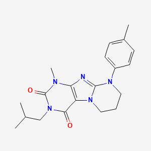 1-methyl-9-(4-methylphenyl)-3-(2-methylpropyl)-7,8-dihydro-6H-purino[7,8-a]pyrimidine-2,4-dione