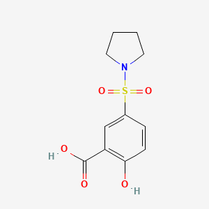 2-Hydroxy-5-(pyrrolidin-1-ylsulfonyl)benzoic acid