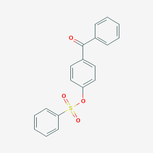 molecular formula C19H14O4S B290565 4-Benzoylphenyl benzenesulfonate 