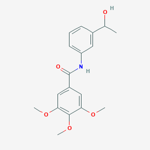 N-[3-(1-hydroxyethyl)phenyl]-3,4,5-trimethoxybenzamide