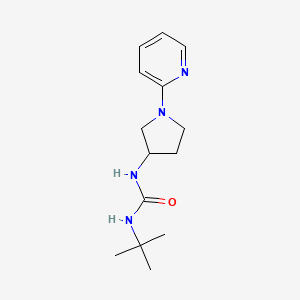 3-tert-butyl-1-[1-(pyridin-2-yl)pyrrolidin-3-yl]urea