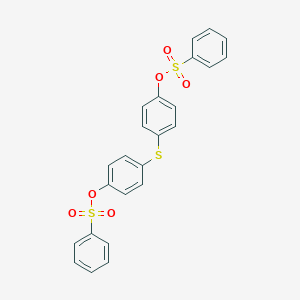 molecular formula C24H18O6S3 B290571 Bis[4-(benzenesulfonyloxy)phenyl] Sulfide 