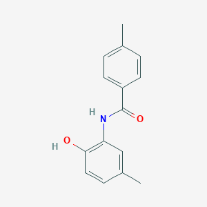 molecular formula C15H15NO2 B290572 N-(2-hydroxy-5-methylphenyl)-4-methylbenzamide 