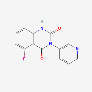 5-fluoro-3-(pyridin-3-yl)quinazoline-2,4(1H,3H)-dione