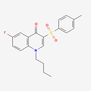 molecular formula C20H20FNO3S B2905775 1-butyl-6-fluoro-3-tosylquinolin-4(1H)-one CAS No. 899214-24-5