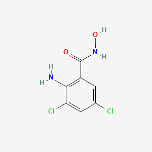 molecular formula C7H6Cl2N2O2 B2905778 2-amino-3,5-dichloro-N-hydroxybenzamide CAS No. 1130-71-8
