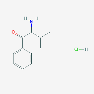 molecular formula C11H16ClNO B2905783 盐酸 2-氨基-3-甲基-1-苯基丁烷-1-酮 CAS No. 33119-73-2