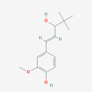 1-(3-Methoxy-4-hydroxyphenyl)-4,4-dimethyl-1-penten-3-ol