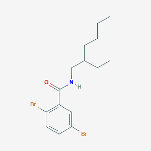 molecular formula C15H21Br2NO B290581 2,5-dibromo-N-(2-ethylhexyl)benzamide 