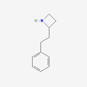 molecular formula C11H15N B2905811 2-(2-Phenylethyl)azetidine CAS No. 1494611-66-3