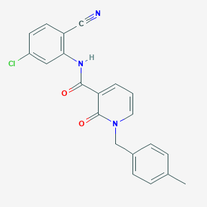 B2905812 N-(5-chloro-2-cyanophenyl)-1-(4-methylbenzyl)-2-oxo-1,2-dihydropyridine-3-carboxamide CAS No. 946331-09-5