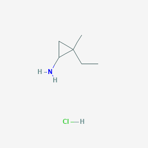 2-Ethyl-2-methylcyclopropan-1-amine hydrochloride