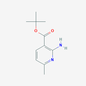 molecular formula C11H16N2O2 B2905825 Tert-butyl 2-amino-6-methylpyridine-3-carboxylate CAS No. 2287342-82-7
