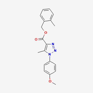 2-methylbenzyl 1-(4-methoxyphenyl)-5-methyl-1H-1,2,3-triazole-4-carboxylate