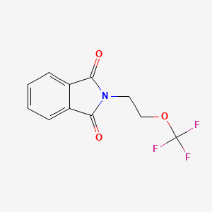 molecular formula C11H8F3NO3 B2905828 2-(2-(Trifluoromethoxy)ethyl)isoindoline-1,3-dione CAS No. 329710-82-9