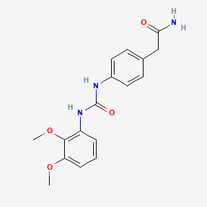 2-(4-(3-(2,3-Dimethoxyphenyl)ureido)phenyl)acetamide