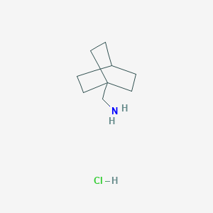 molecular formula C9H18ClN B2905855 Bicyclo[2.2.2]octan-1-ylmethanamine hydrochloride CAS No. 25344-96-1; 5561-74-0