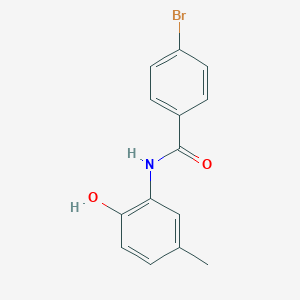 4-bromo-N-(2-hydroxy-5-methylphenyl)benzamide