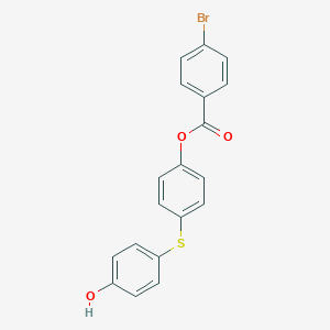 4-[(4-Hydroxyphenyl)sulfanyl]phenyl 4-bromobenzoate