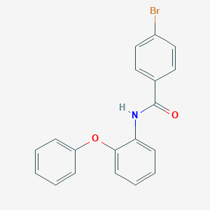 molecular formula C19H14BrNO2 B290590 4-bromo-N-(2-phenoxyphenyl)benzamide 