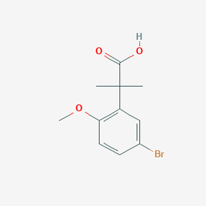 2-(5-Bromo-2-methoxyphenyl)-2-methylpropanoic acid