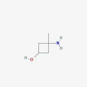 molecular formula C5H11NO B2905914 3-Amino-3-methylcyclobutan-1-ol CAS No. 1403813-29-5