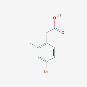 molecular formula C9H9BrO2 B2905934 2-(4-Bromo-2-methylphenyl)acetic acid CAS No. 853796-39-1