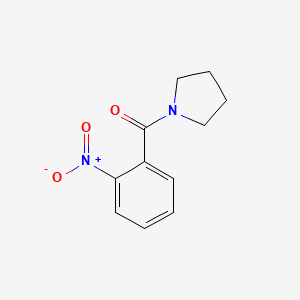 molecular formula C11H12N2O3 B2905942 1-(2-硝基苯甲酰)吡咯烷 CAS No. 169330-07-8