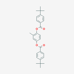 molecular formula C29H32O4 B290596 [4-(4-Tert-butylbenzoyl)oxy-3-methylphenyl] 4-tert-butylbenzoate 