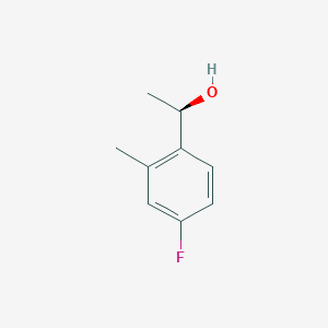 molecular formula C9H11FO B2905963 (1R)-1-(4-fluoro-2-methylphenyl)ethan-1-ol CAS No. 1568151-21-2