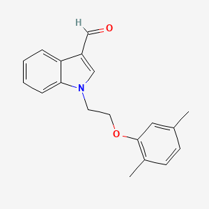 1-[2-(2,5-dimethylphenoxy)ethyl]-1H-indole-3-carbaldehyde