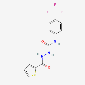 1-(Thiophenecarbonyl)-4-(4-trifluoromethylphenyl)semicarbazide
